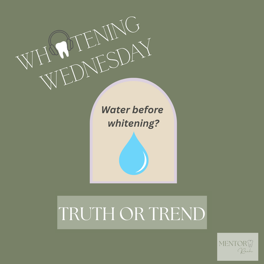 🎙️ Truth or Trend: Should Clients Drink Water Before Whitening to Prevent Sensitivity?
